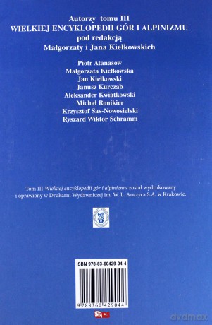 Wielka Encyklopedia Gór I Alpinizmu. Tom III Góry Europy (twarda) [KSIĄŻKA]