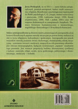 Szkice Antropozoficzne - Jerzy Prokopiuk [KSIĄŻKA]