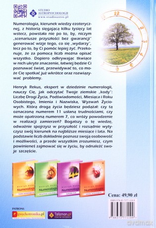 Numerologia Droga Życia Wyd.2 (twarda) - Henryk Rekus [KSIĄŻKA]