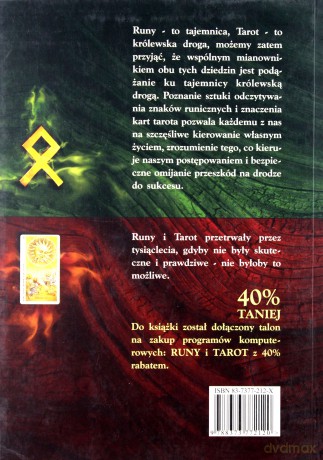 Runy I Tarot - Stefan Karol Wdowiak [KSIĄŻKA]