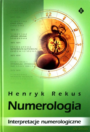 Numerologia Interpretacje Numerologiczne (twarda) - Henryk Rekus [KSIĄŻKA]
