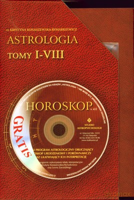 Astrologia Tomy I-VIII (twarda) - Dr.Krystyna Konaszewska - Rymarkiewicz [8xKSIĄŻKA]+[CD]