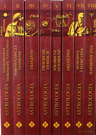 Astrologia Tomy I-VIII (twarda) - Dr.Krystyna Konaszewska - Rymarkiewicz [8xKSIĄŻKA]+[CD]
