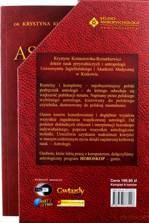 Astrologia Tomy I-VIII (twarda) - Dr.Krystyna Konaszewska - Rymarkiewicz [8xKSIĄŻKA]+[CD]