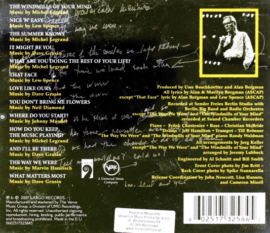 Alan Bergman: Lyrically, Alan Bergman [CD]