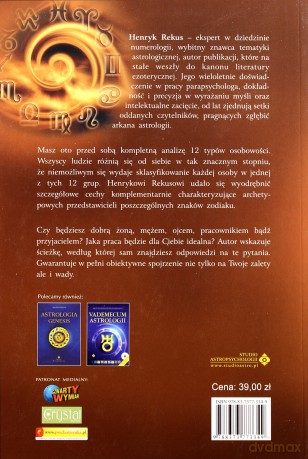 Astrologia Zodiak Encyklopedia Astrologicznych Typów Osobowości - Henryk Rekus [KSIĄŻKA]