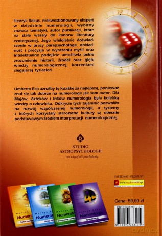Numerologia Systemy Numerologiczne (twarda) - Henryk Rekus [KSIĄŻKA]