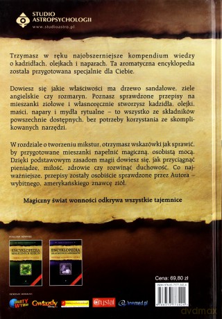 Encyklopedia Leczniczych Aromatów Kadzidła Olejki Napary (twarda) - Scott Cunningham [KSIĄŻKA]