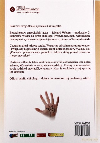 Czytanie Z Dłoni Dla Początkujących - Richard Webster [KSIĄŻKA]