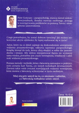 Jasnowidzenie W Interpretacji Kart Tarota - Piotr Gońciarz [KSIĄŻKA]