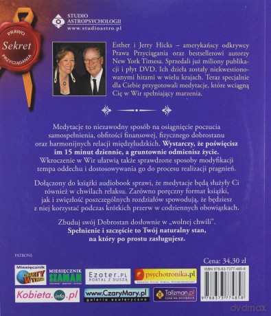 Medytuj A Będzie Ci Dane Podręcznik I Audiobook Do Realizacji Marzeń - Esther I Jerry Hicks [KSIĄŻKA]