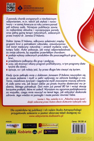 Zdrowie Zgodne Z Grupą Krwi - Dr James L. D'adamo, Allan Richards [KSIĄŻKA]