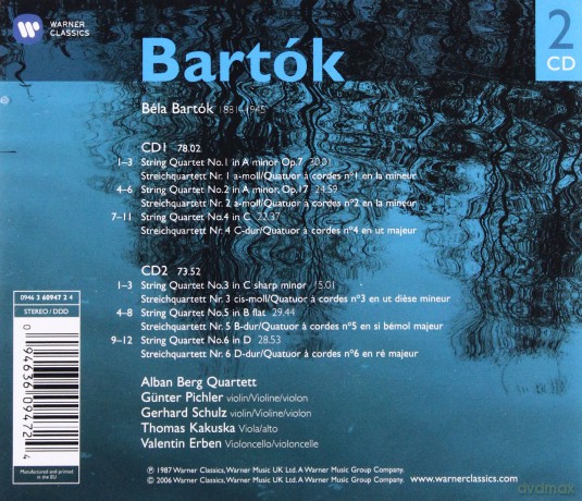 Alban Berg Quartett: Geminni- String Quartet [2CD]