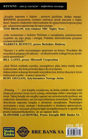 Winning Znaczy Zwyciężać - Suzy Welch, Jack Welch [KSIĄŻKA]