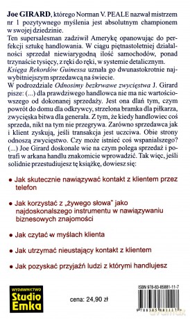 Każdemu Sprzedasz Wszystko Co Zechcesz - Joe Girard [KSIĄŻKA]