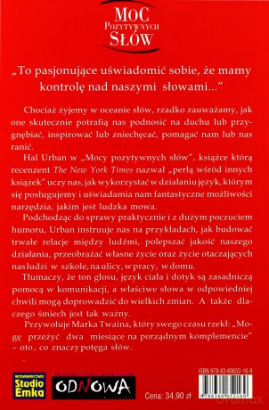 Moc Pozytywnych Słów - Hal Urban [KSIĄŻKA]