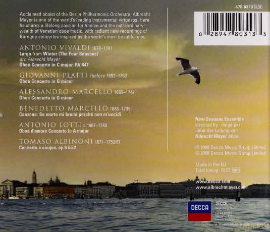 Albrecht Mayer: In Venice [CD]