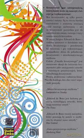 Umysł Kreatywny 62 Ćwiczenia Rozwijające Intelekt - Edward De Bono [KSIĄŻKA]