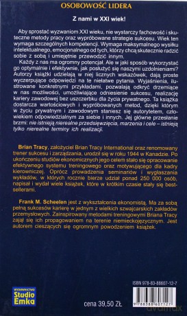 Osobowość Lidera Wyd.2010 (twarda) - Brian Tracy, Frank M.Scheelen [KSIĄŻKA]