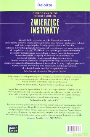 Zwierzęce Instynkty (twarda) - George A. Akerlof, Robert J. Shiller [KSIĄŻKA]
