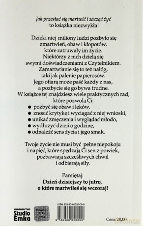 Jak Przestać Się Martwić I Zacząć Żyć - Dale Carnegie [KSIĄŻKA]