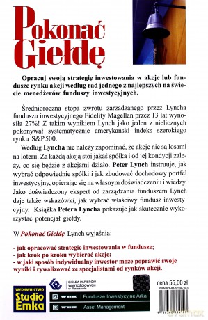 Pokonać Giełdę (twarda) - Peter Lynch, John Rothchild [KSIĄŻKA]