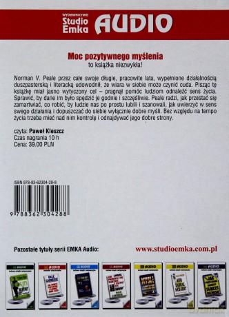 Moc Pozytywnego Myślenia (twarda) - Norman V. Peale [AUDIOBOOK] [CD-MP3]