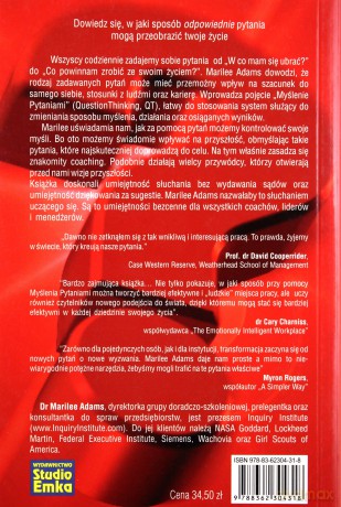 Myślenie Pytaniami Wyd.2011 - Marilee Adams [KSIĄŻKA]
