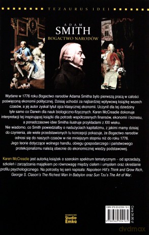 Adam Smith Bogactwo Narodów (twarda) - Karen Mccreadie [KSIĄŻKA]