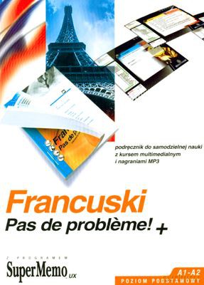 Francuski Bez Problemu + Poziom Podstawowy A1-A2 (twarda) [KSIĄŻKA]+[AUDIOBOOK] [CD-MP3]