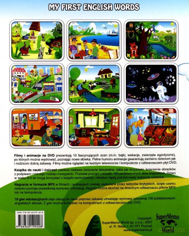 Moje Pierwsze Słówka Angielskie [KSIĄŻKA]+[CD]