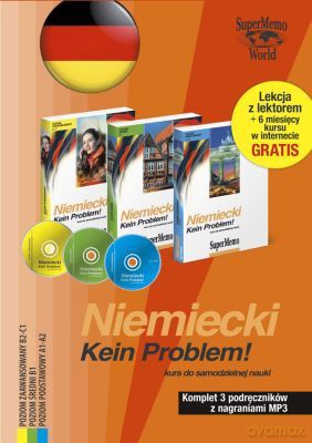 Pakiet 2012 Niemiecki Bez Problemu (twarda) - Waldemar Trambacz [3xKSIĄŻKA]+[AUDIOBOOK] [3CD-MP3]