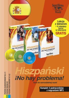 Pakiet 2012 Hiszpański Bez Problemu (twarda) - Barbara Stawicka-Pirecka, Żaneta Mionskowska, Iván Medel López [3xKSIĄŻKA]+[AUDIOBOOK] [3CD-MP3]