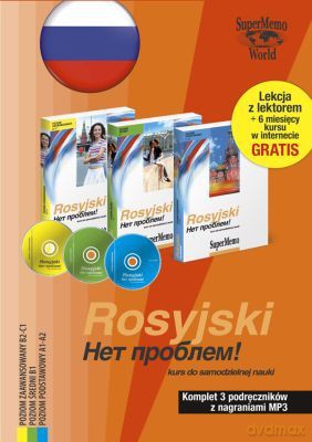 Pakiet 2012 Rosyjski Bez Problemu (twarda) - Andrzej Sitarski, Iwona Wapnaruk-Sitarska, Irena Kotwicka-Dudzińska [3xKSIĄŻKA]+[AUDIOBOOK] [3CD-MP3]
