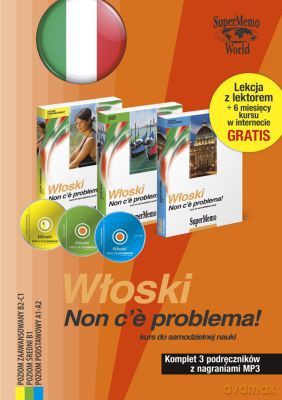 Pakiet 2012 Włoski Bez Problemu (twarda) - Sławomir Braun [3xKSIĄŻKA]+[AUDIOBOOK] [3CD-MP3]