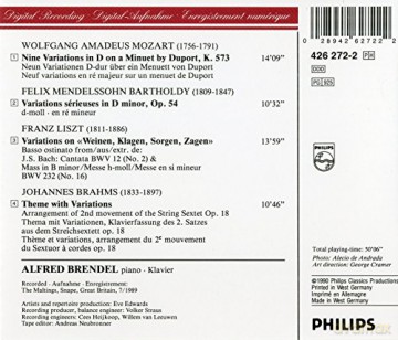 Alfred Brendel: Meba/Moza/List/Bram:Div. [CD]