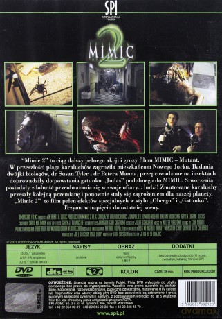 Mimic 2 - Mutant Powraca [DVD]