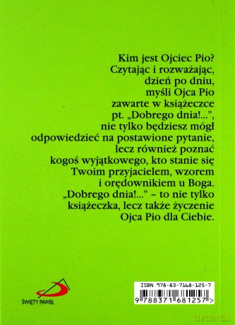 Dobrego Dnia - Ojciec Pio [KSIĄŻKA]