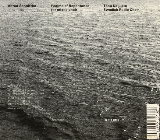 Alfred Schnittke: Psalm Of Repentance [CD]