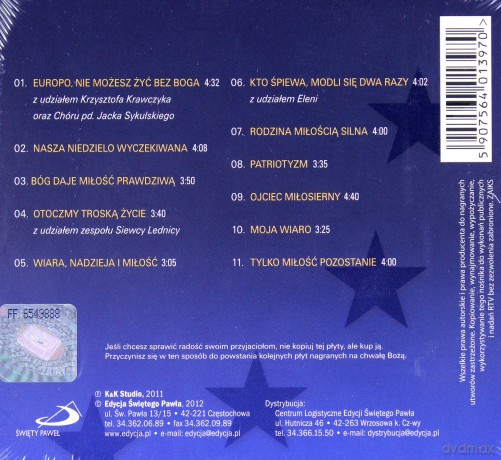 Europo Nie Możesz Żyć Bez Boga (twarda) - Bp Antoni Długosz (digipack) [AUDIOBOOK] [2CD]