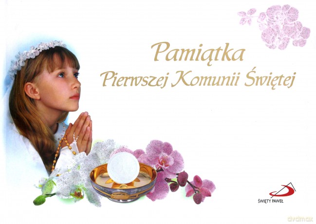 Pamiątka Pierwszej Komunii Świętej - dziewczynka (twarda) [KSIĄŻKA]