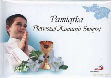 Pamiątka Pierwszej Komunii Świętej - chłopiec (twarda) [KSIĄŻKA]