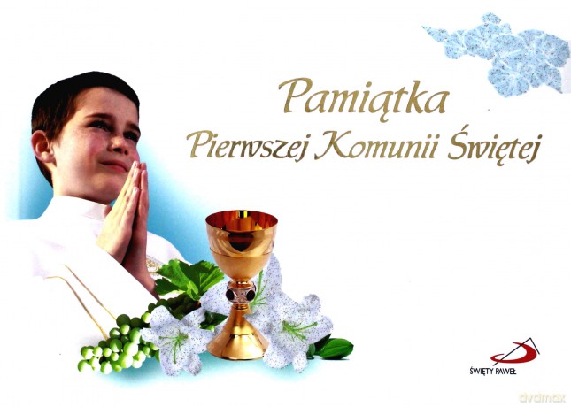 Pamiątka Pierwszej Komunii Świętej - chłopiec (twarda) [KSIĄŻKA]