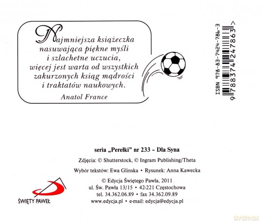 Dla Syna Perełki [KSIĄŻKA]