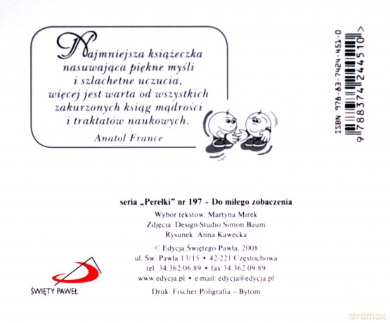 Do Miłego Zobacznia Perełki [KSIĄŻKA]