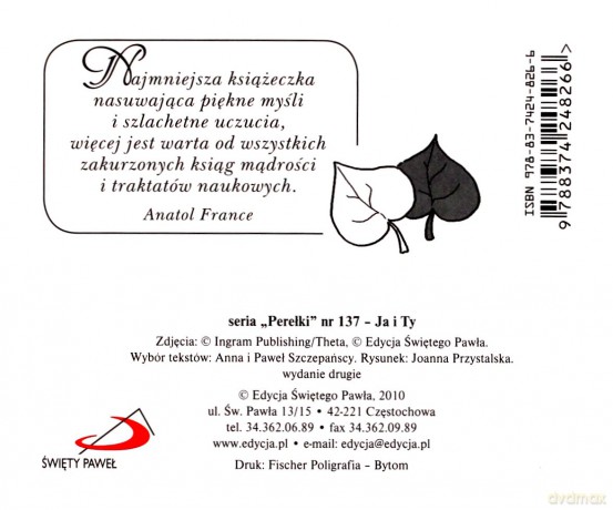 Ja I Ty Perełki [KSIĄŻKA]