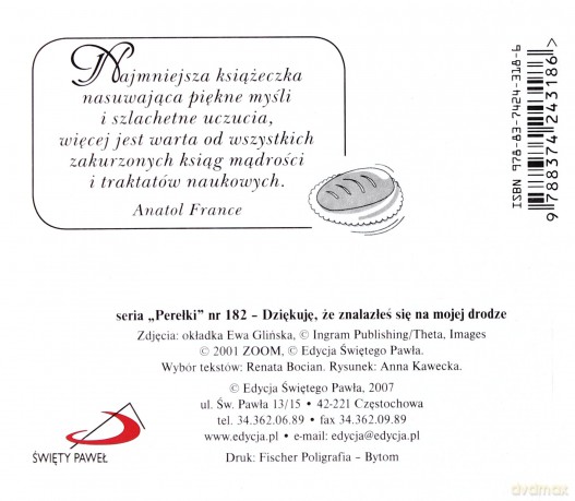 Dziekuję Że Znalazłeś Się Na Mojej Drodze [KSIĄŻKA]