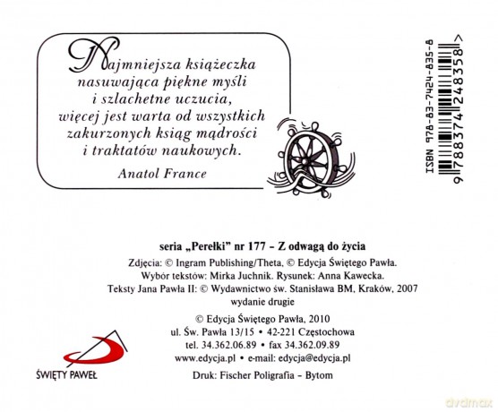 Z Odwagą Do Życia Perełki [KSIĄŻKA]