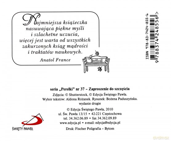 Zaproszenie Do Szczęścia Perełki [KSIĄŻKA]