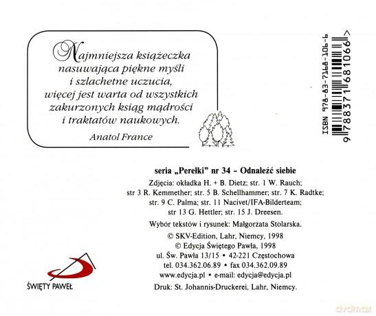 Odnaleźć Siebie Perełki [KSIĄŻKA]
